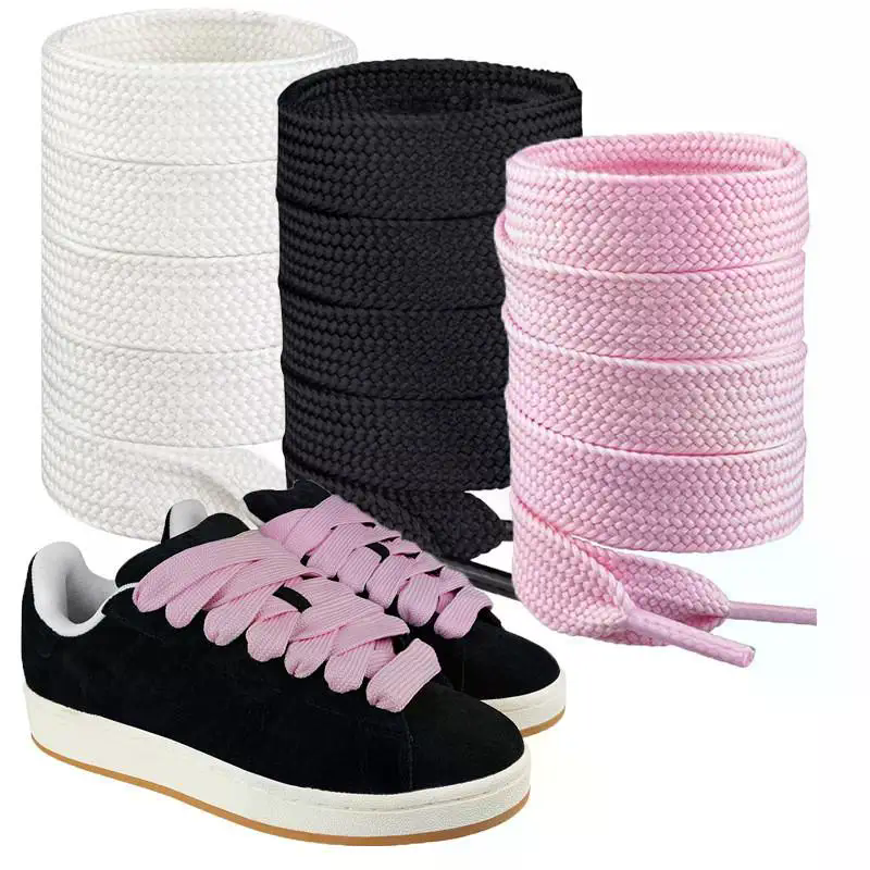 Lace Replacement Flat - 2CM Wide Fat Shoe Laces For
