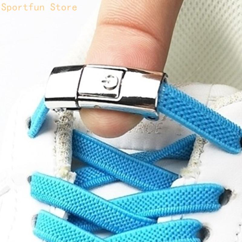 No Tie Elastic Shoelaces Flat  - Lace Replacement Flat avaliação e preço