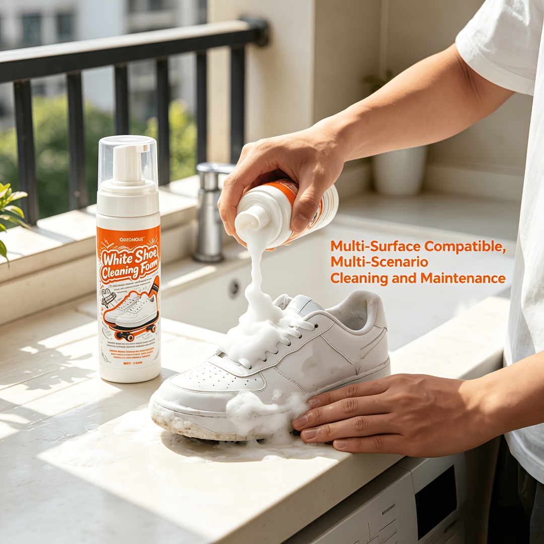 Portable No Rinse White Shoe C - Sneaker Care Products avaliação e preço