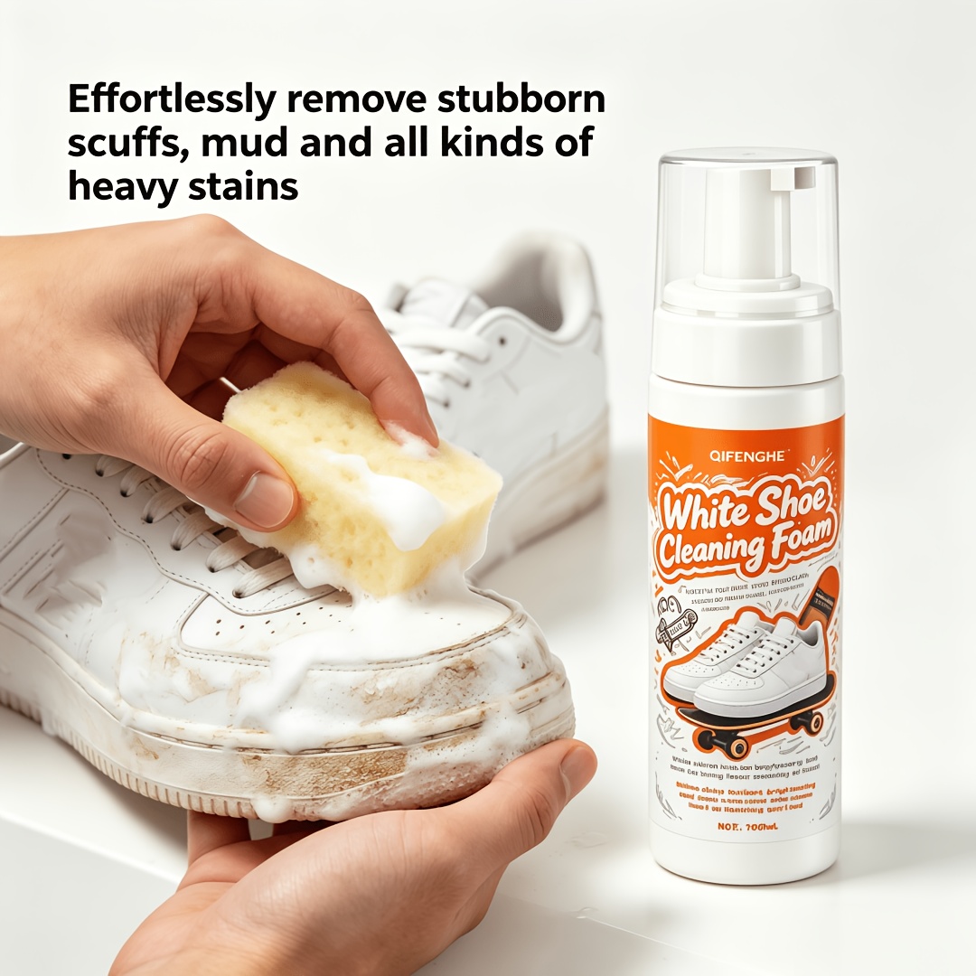 Portable No Rinse White Shoe C - Sneaker Care Products avaliação e preço