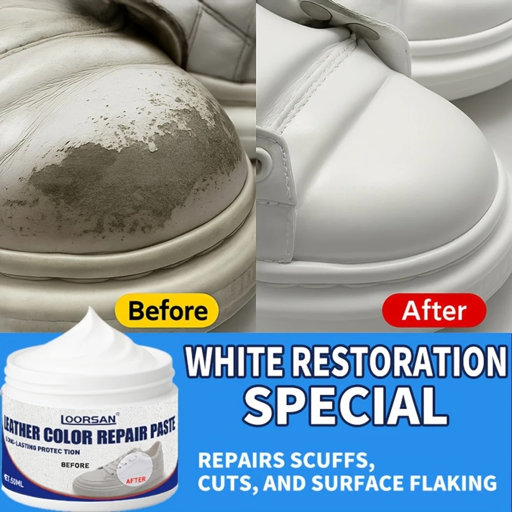 KJM White Leather Repair Cream - Sneaker Care Products avaliação e preço
