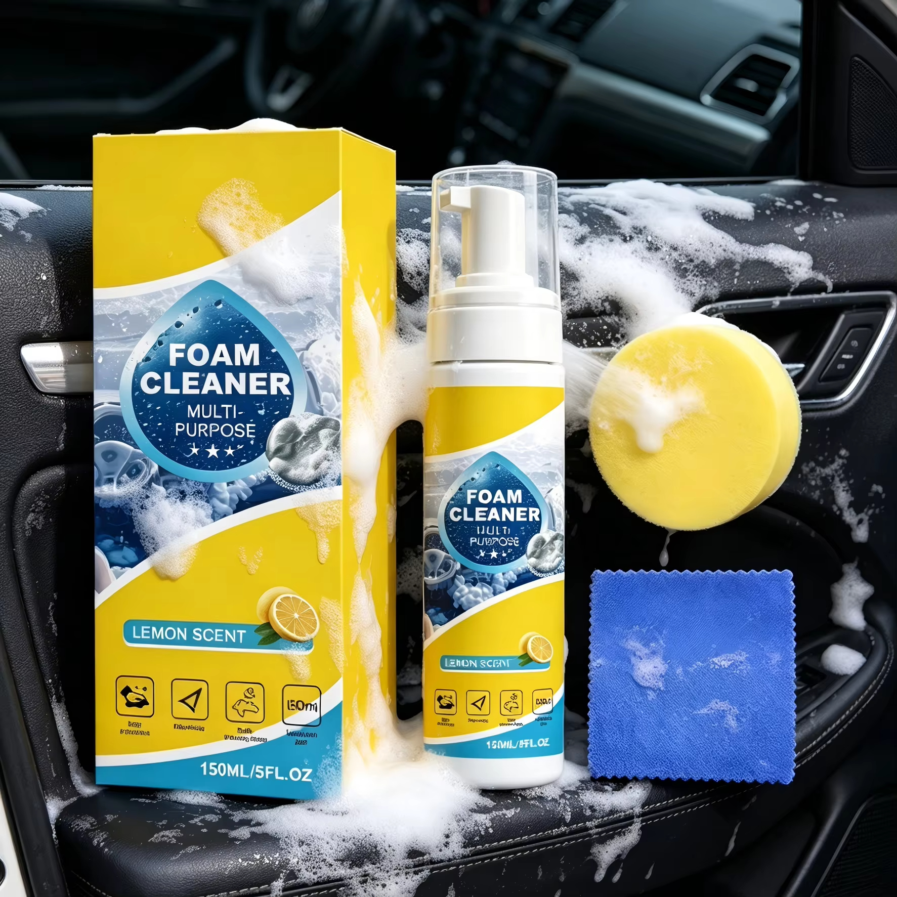 Multi-Purpose Foam Car Interio - Sneaker Care Products avaliação e preço