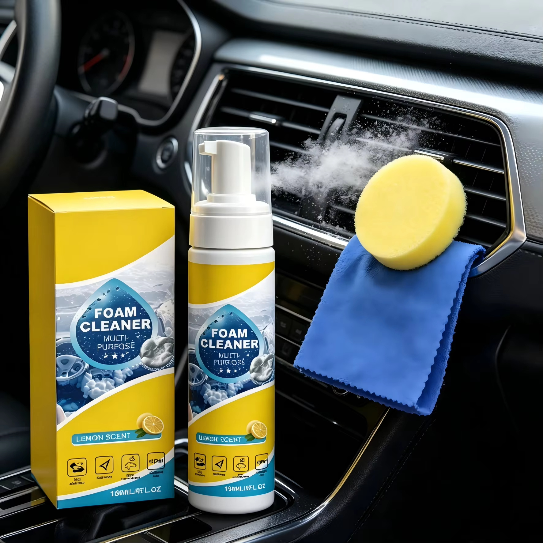 Multi-Purpose Foam Car Interio - Sneaker Care Products avaliação e preço