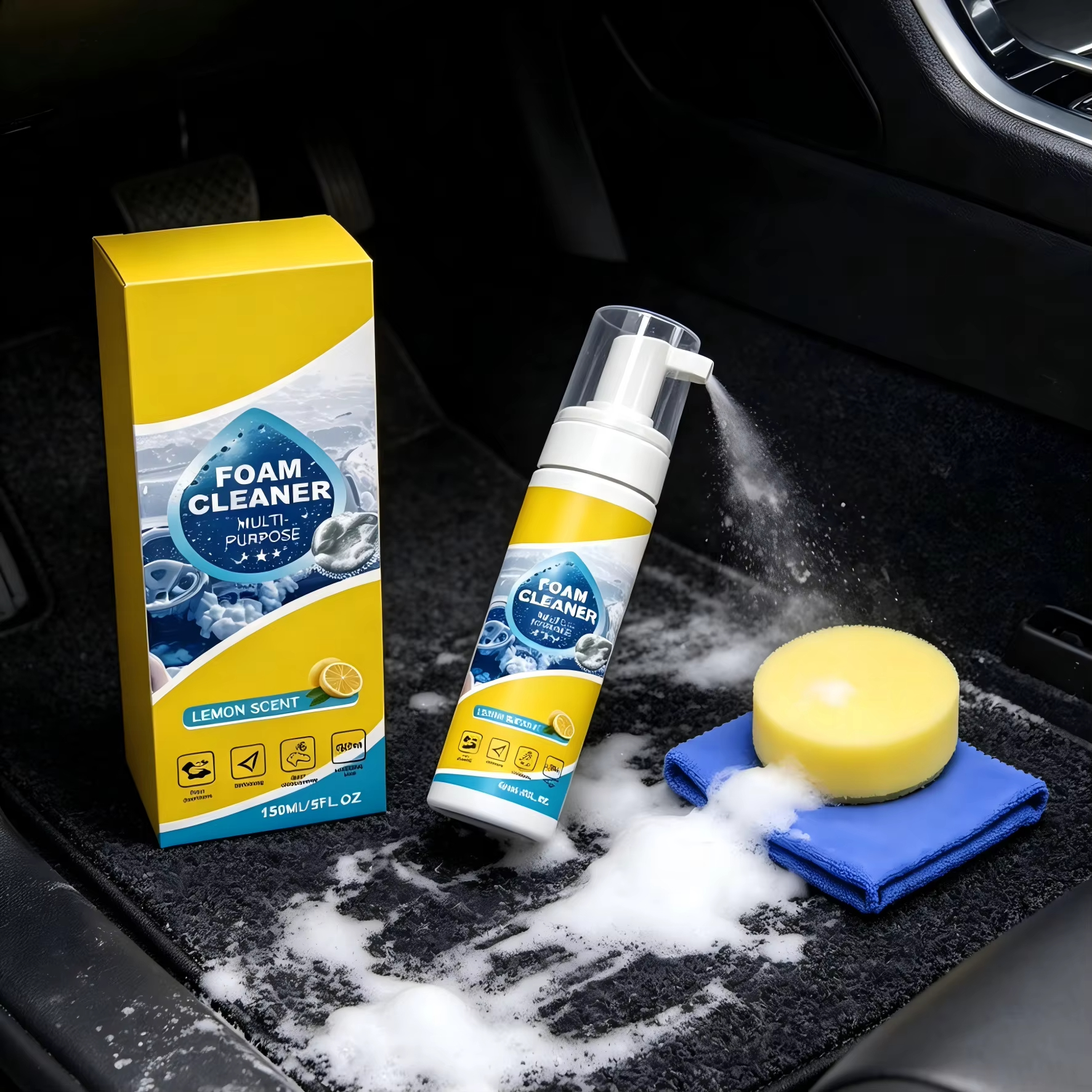 Multi-Purpose Foam Car Interio - Sneaker Care Products avaliação e preço