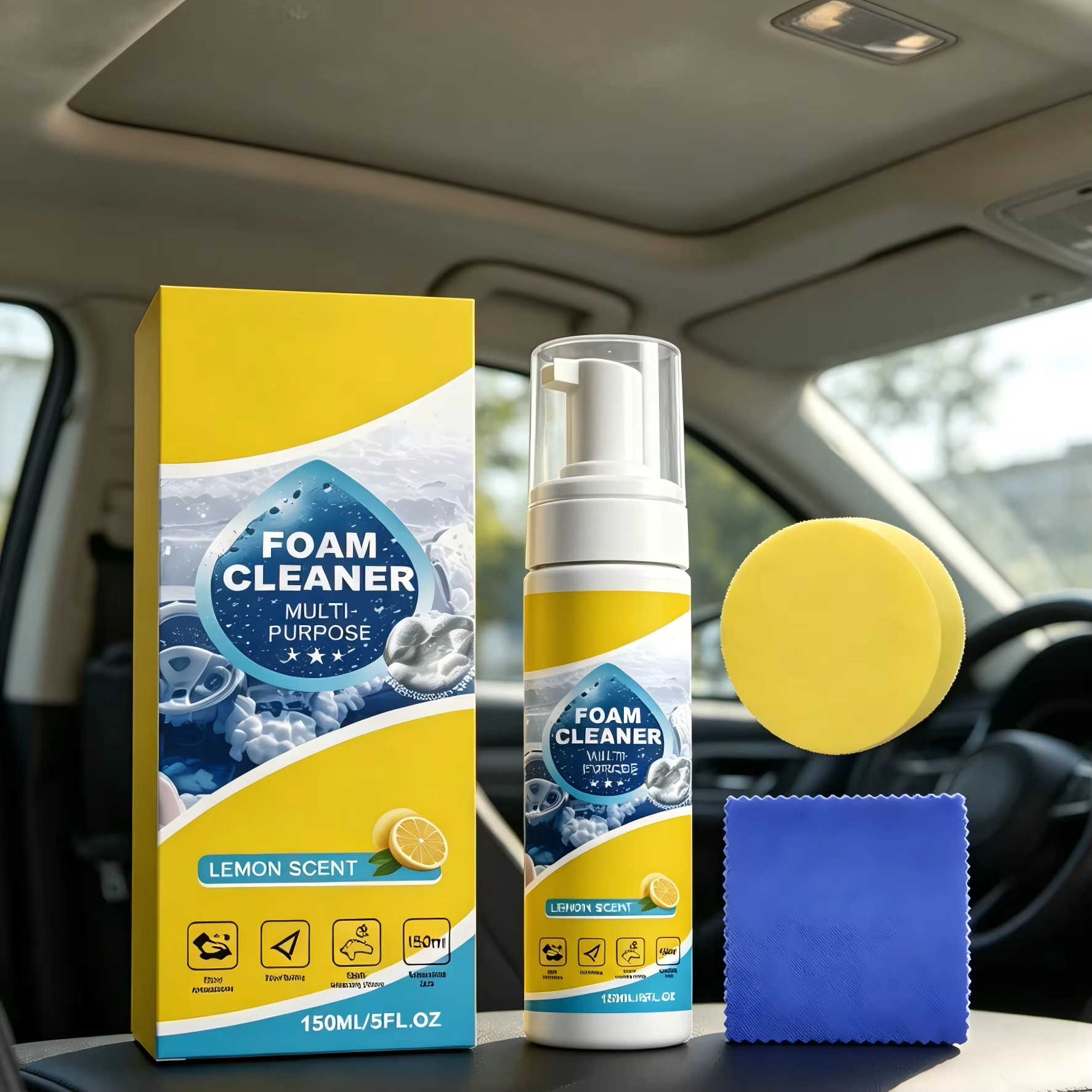 Multi-Purpose Foam Car Interio - Sneaker Care Products avaliação e preço