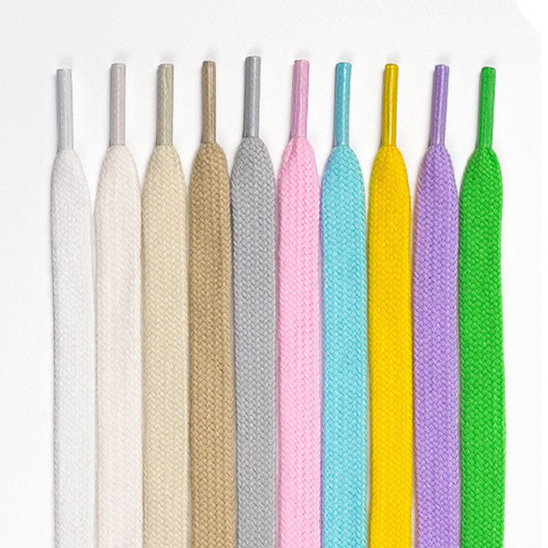 Flat Cotton Shoelaces, Double- - Lace Replacement Flat avaliação e preço