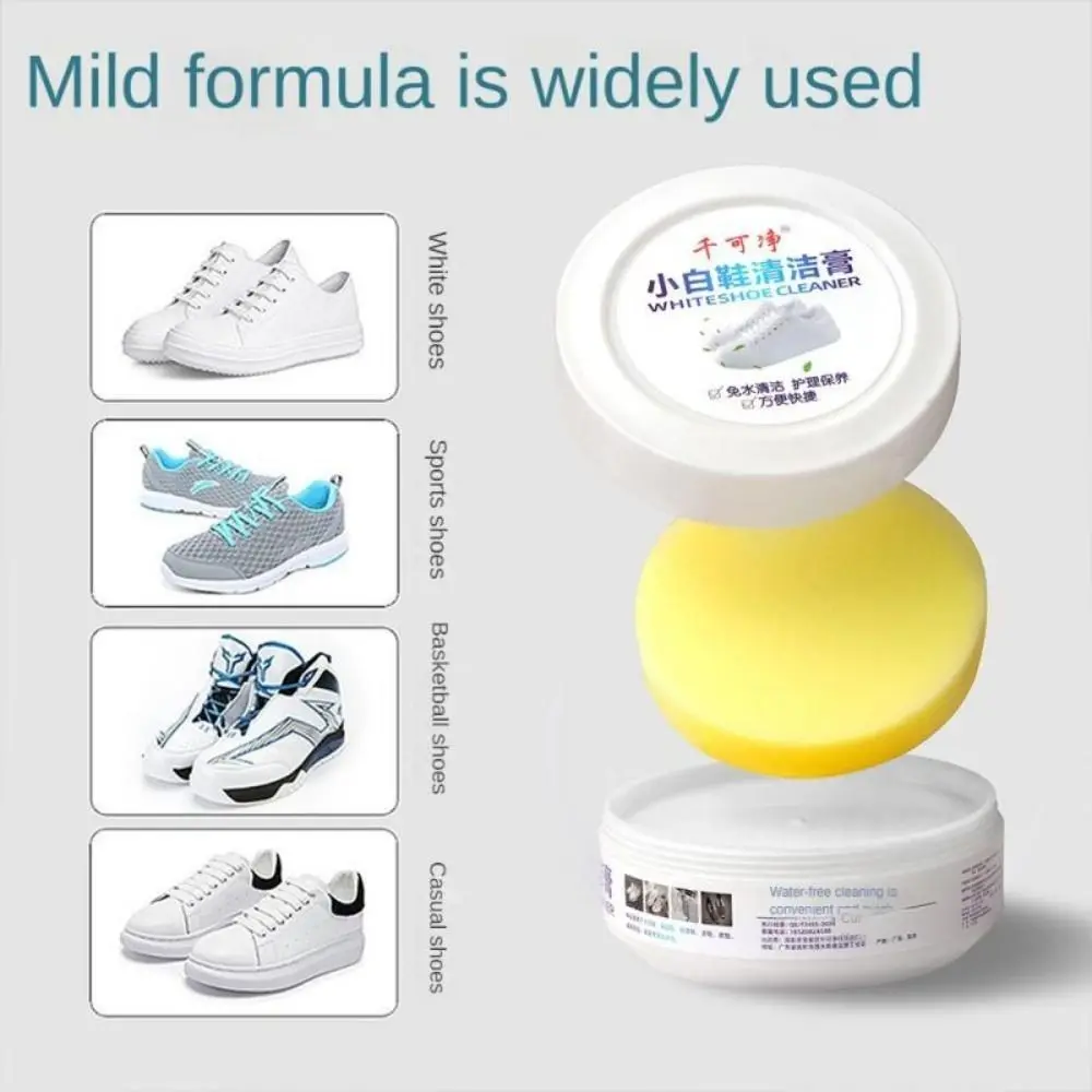 White Shoes Cleaning Cream Sta - Sneaker Care Whitener avaliação e preço
