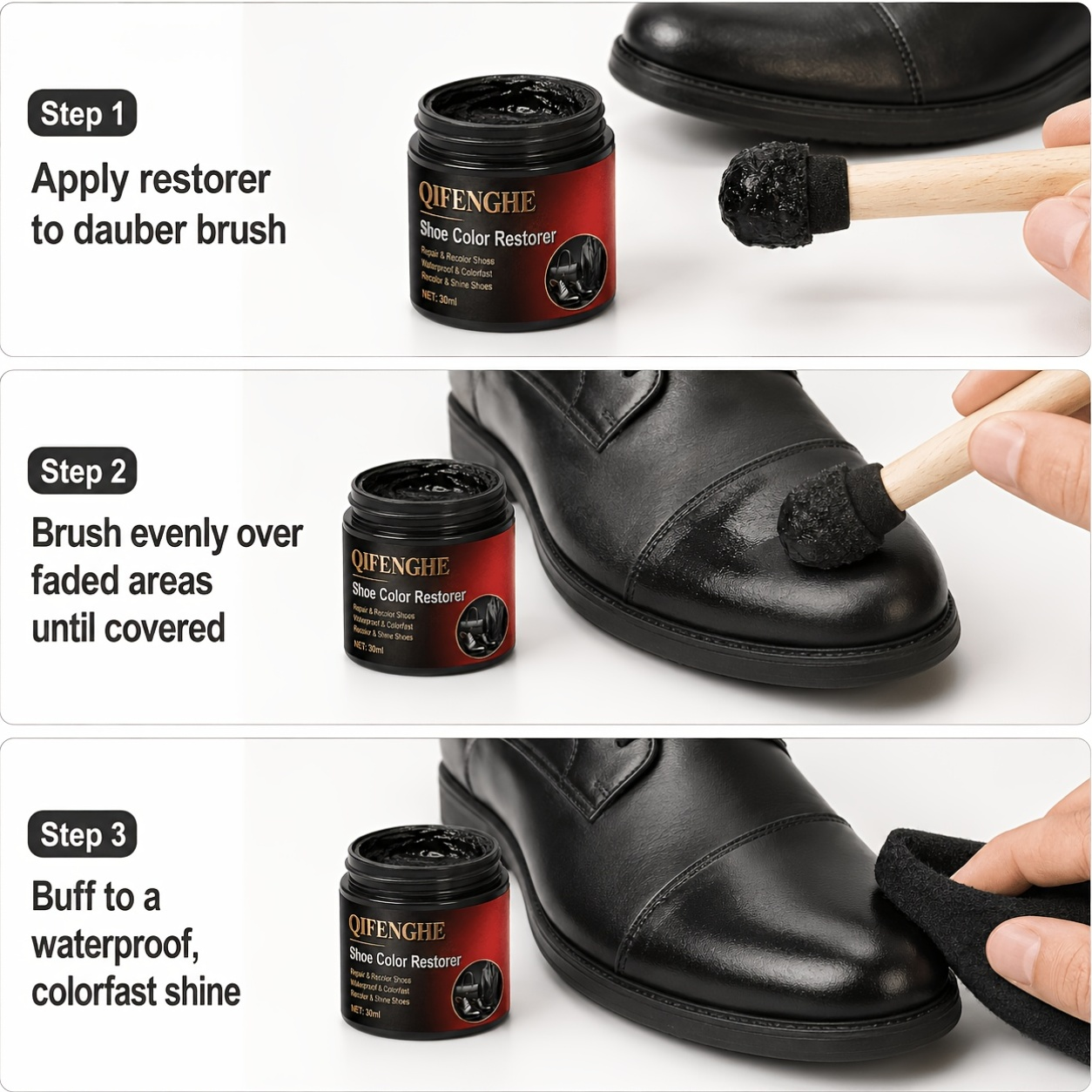 Leather Shoe Recoloring Balm,  - Sneaker Care Products avaliação e preço