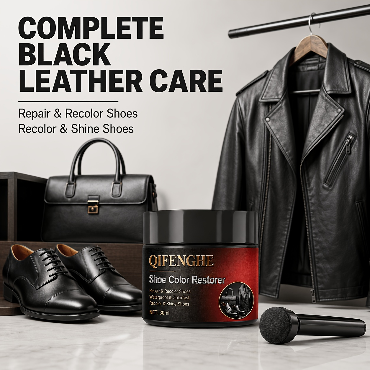 Leather Shoe Recoloring Balm,  - Sneaker Care Products avaliação e preço