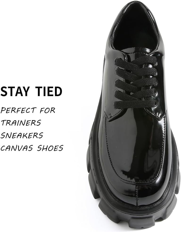 Flat Trainers Shoelace, 8mm Wi - Lace Replacement Flat avaliação e preço