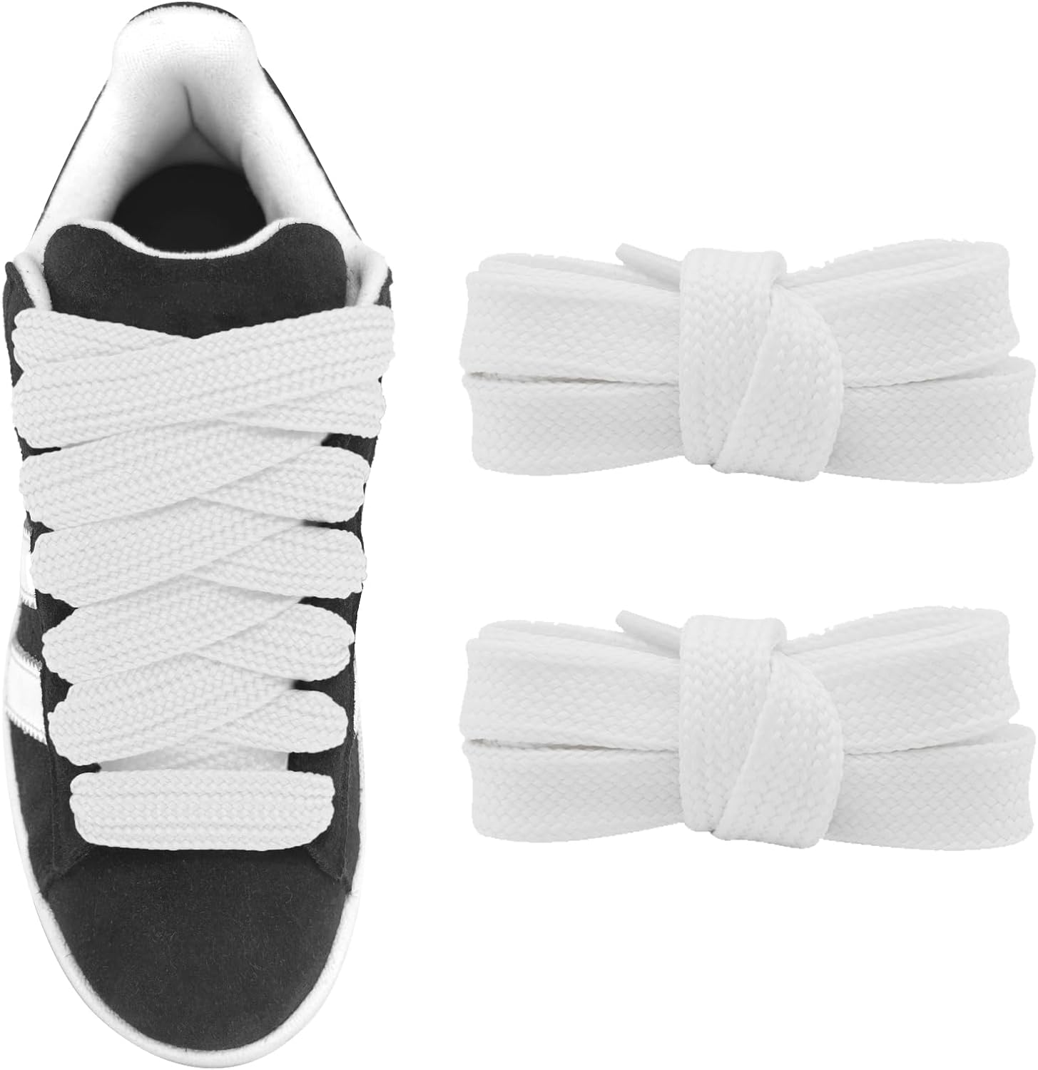 2CM Wide Fat Shoe Laces for Sn - Lace Replacement Flat avaliação e preço
