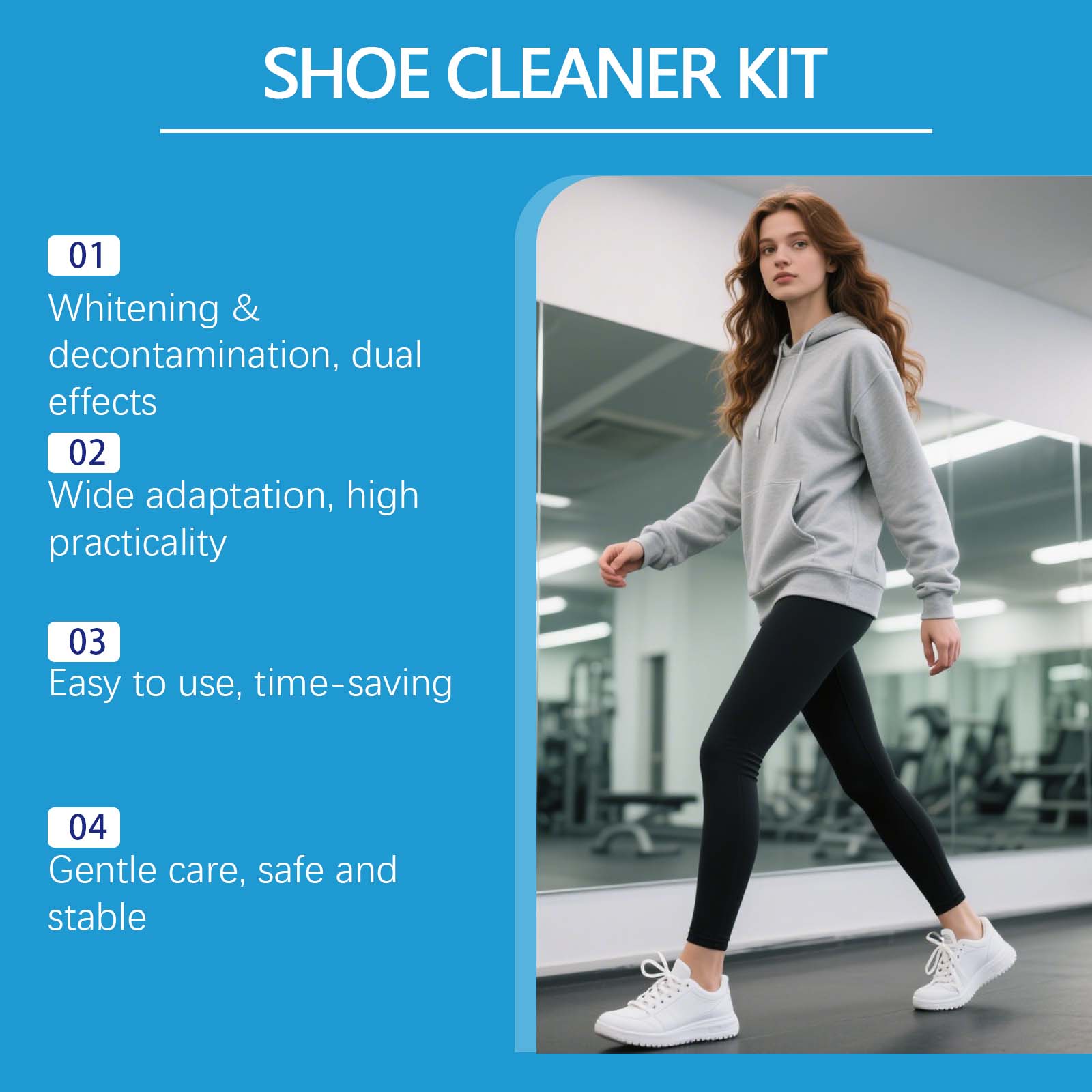 Shoes Whitening Gel Kit With T - Sneaker Care Whitener avaliação e preço