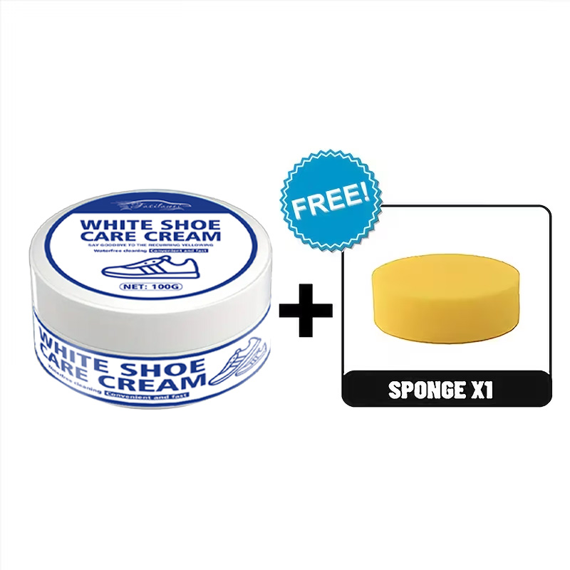 White Sneaker Care Cream with  - Sneaker Care Whitener avaliação e preço