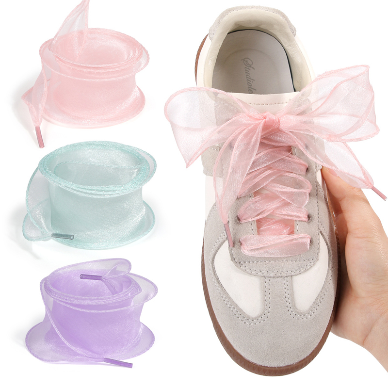 Fishtail Organza Ribbon Shoela - Lace Replacement Flat avaliação e preço