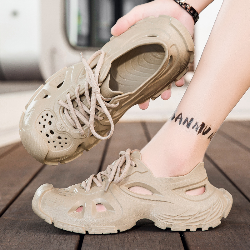 2025 New Men's Summer Outdoor  - Lace Replacement Flat avaliação e preço