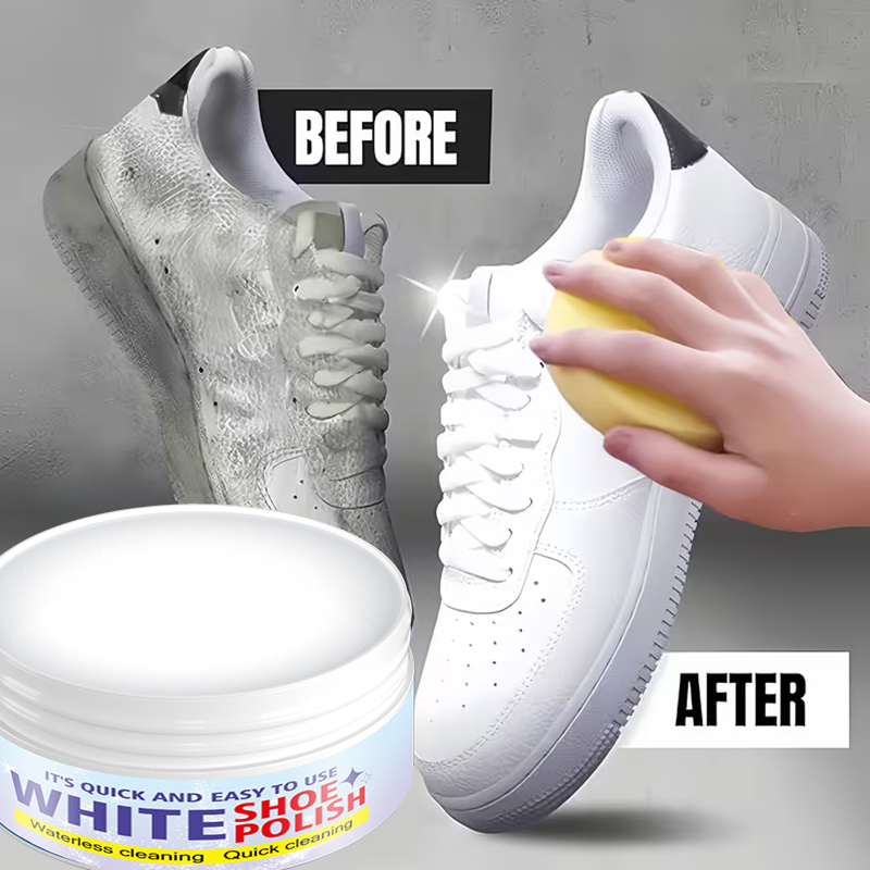 White Shoe Care Cream, Polishi - Sneaker Care Whitener avaliação e preço