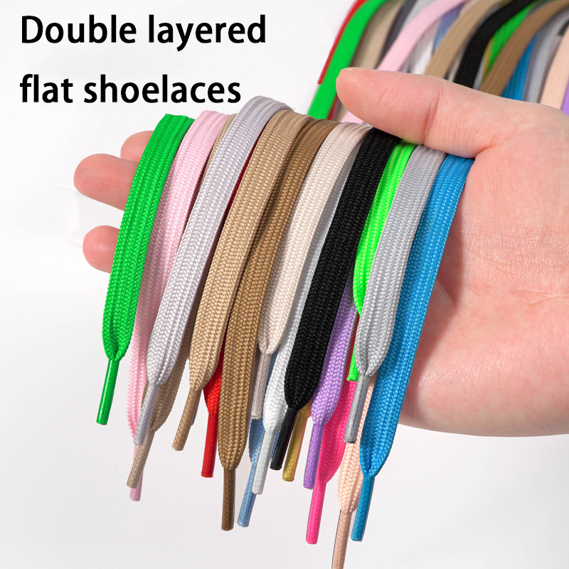 0.8CM Double Layered Laces for - Lace Replacement Flat avaliação e preço