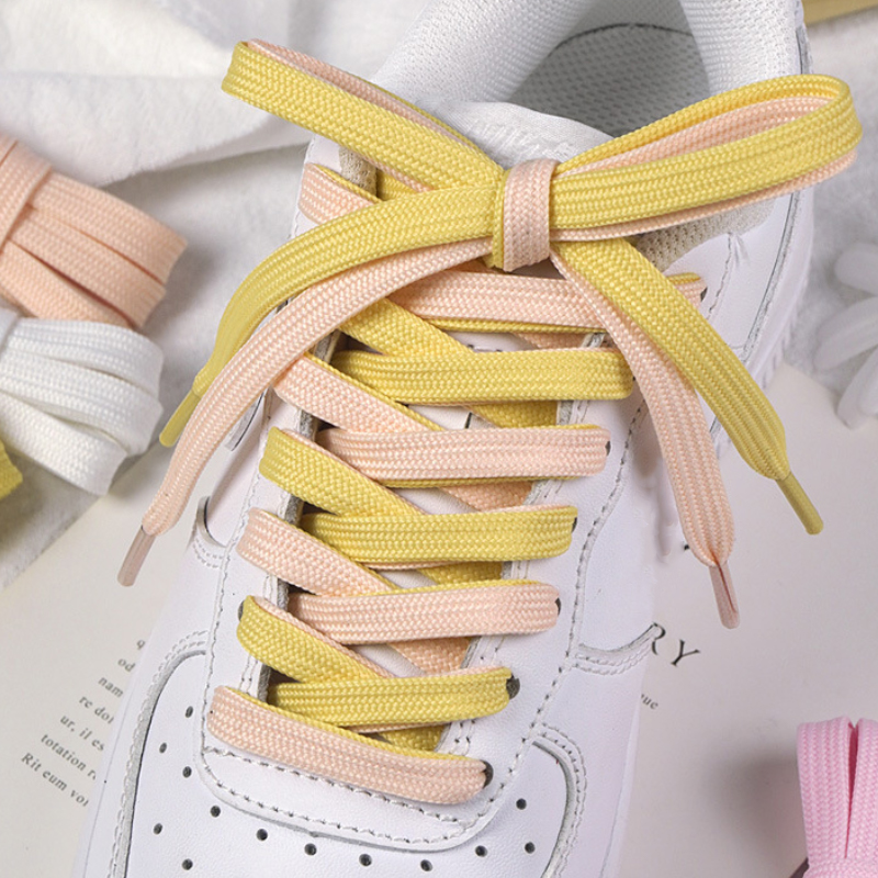 0.8CM Double Layered Laces for - Lace Replacement Flat avaliação e preço