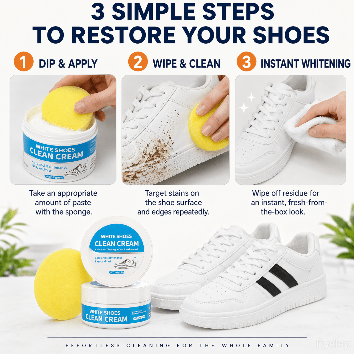 No-Wash Shoe Cleaning Paste Wh - Sneaker Care Whitener avaliação e preço