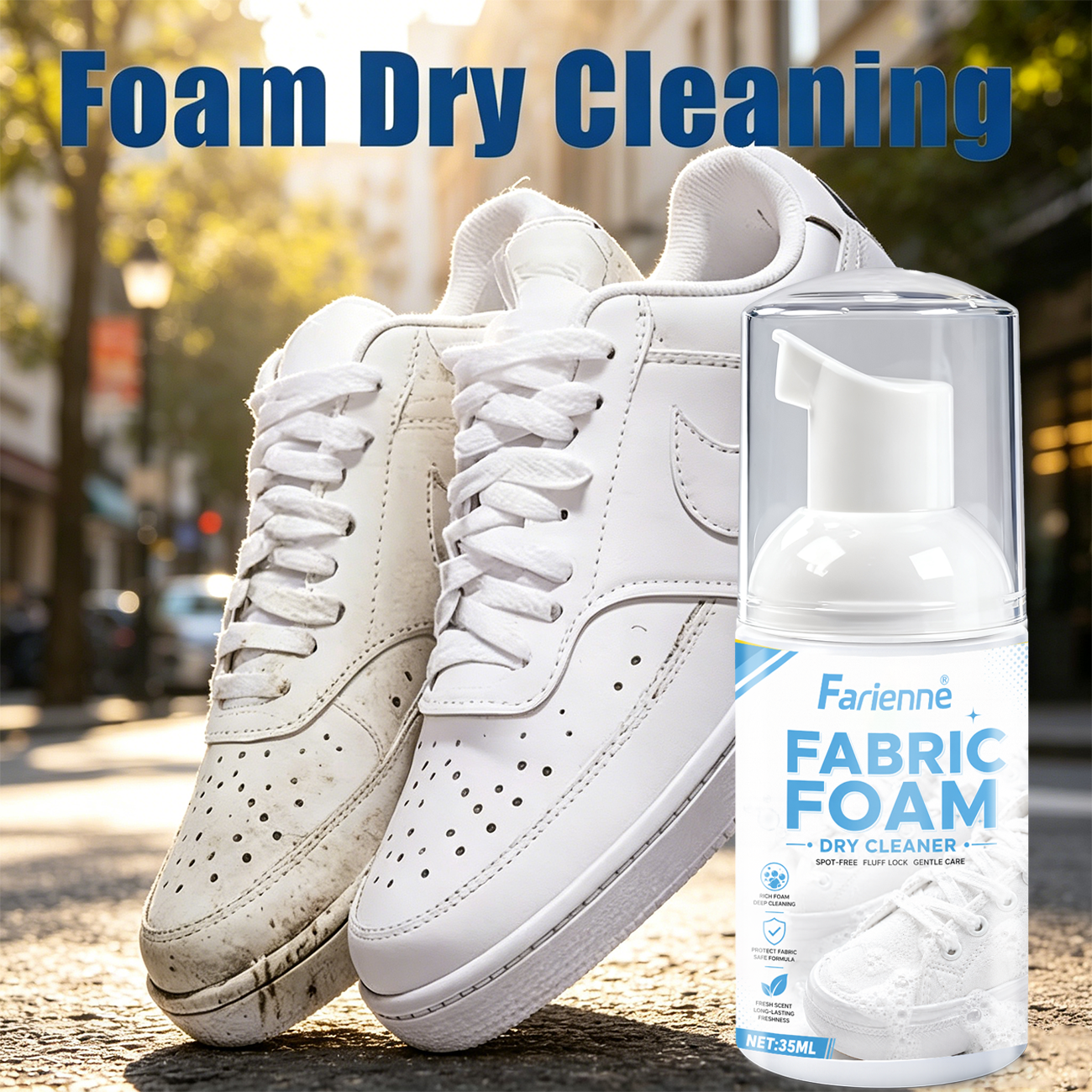 Farienne Fabric Foam Dry Clean - Sneaker Care Products avaliação e preço