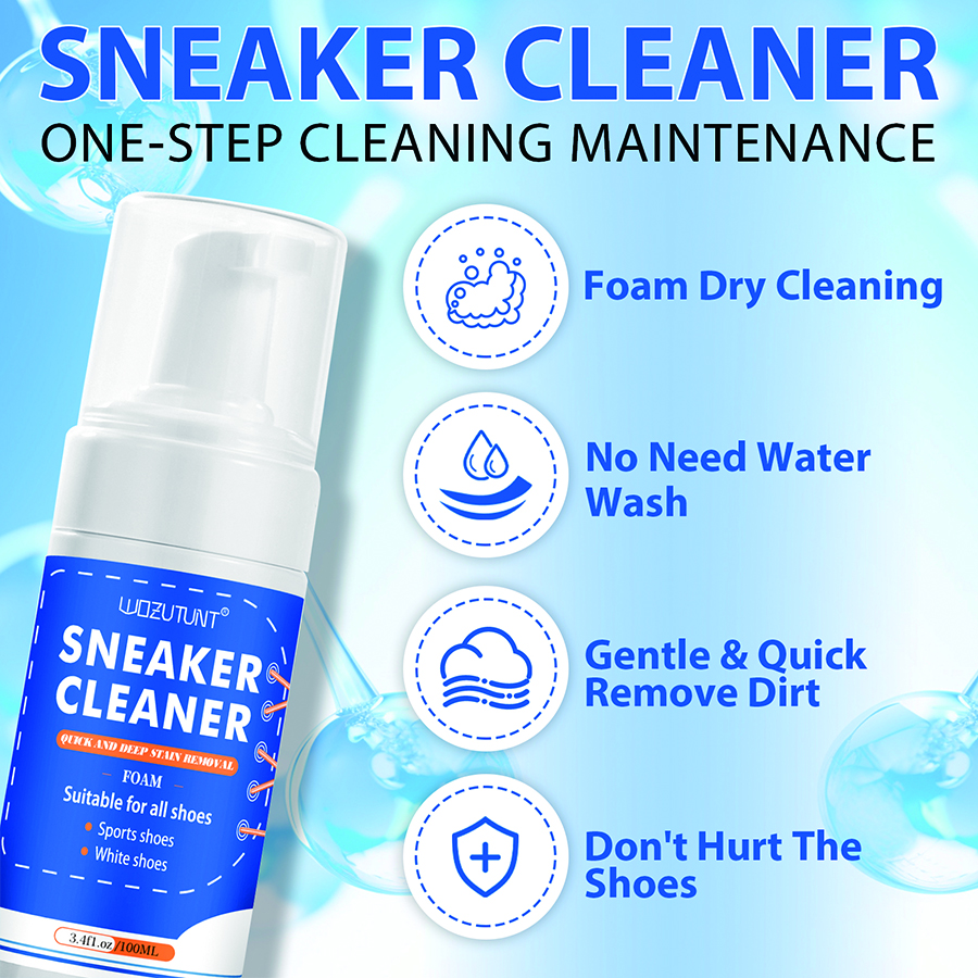 Footwear Cleaner Sneaker Foam  - Sneaker Care Whitener avaliação e preço