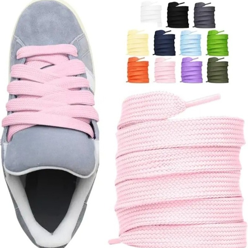 Fashion Colored Flat Shoelaces - Lace Replacement Flat avaliação e preço