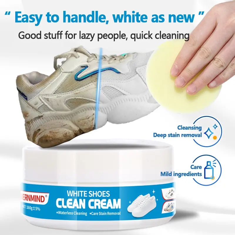 White Shoe Cleaner Cream Sneak - Sneaker Care Whitener avaliação e preço