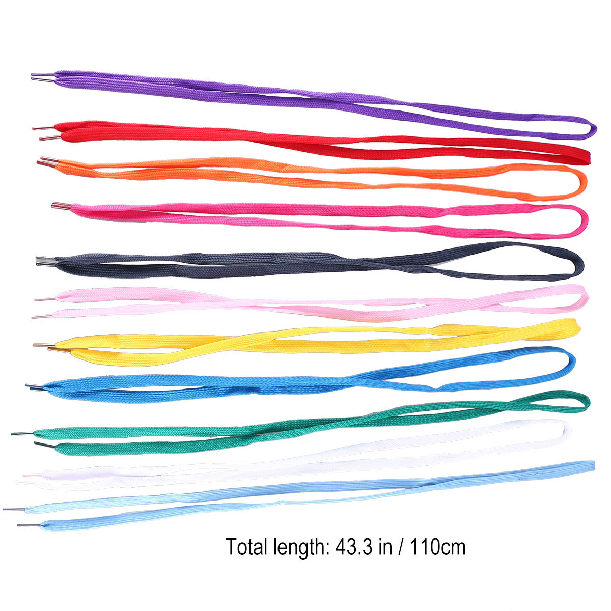 12Pairs Flat Sneaker Laces for - Lace Replacement Flat avaliação e preço