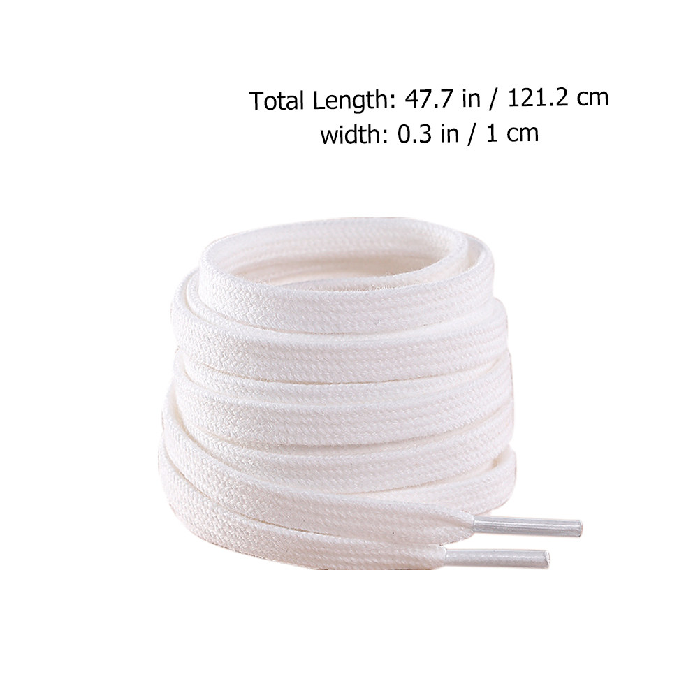3Pairs Shoelaces Pure Cotton F - Lace Replacement Flat avaliação e preço
