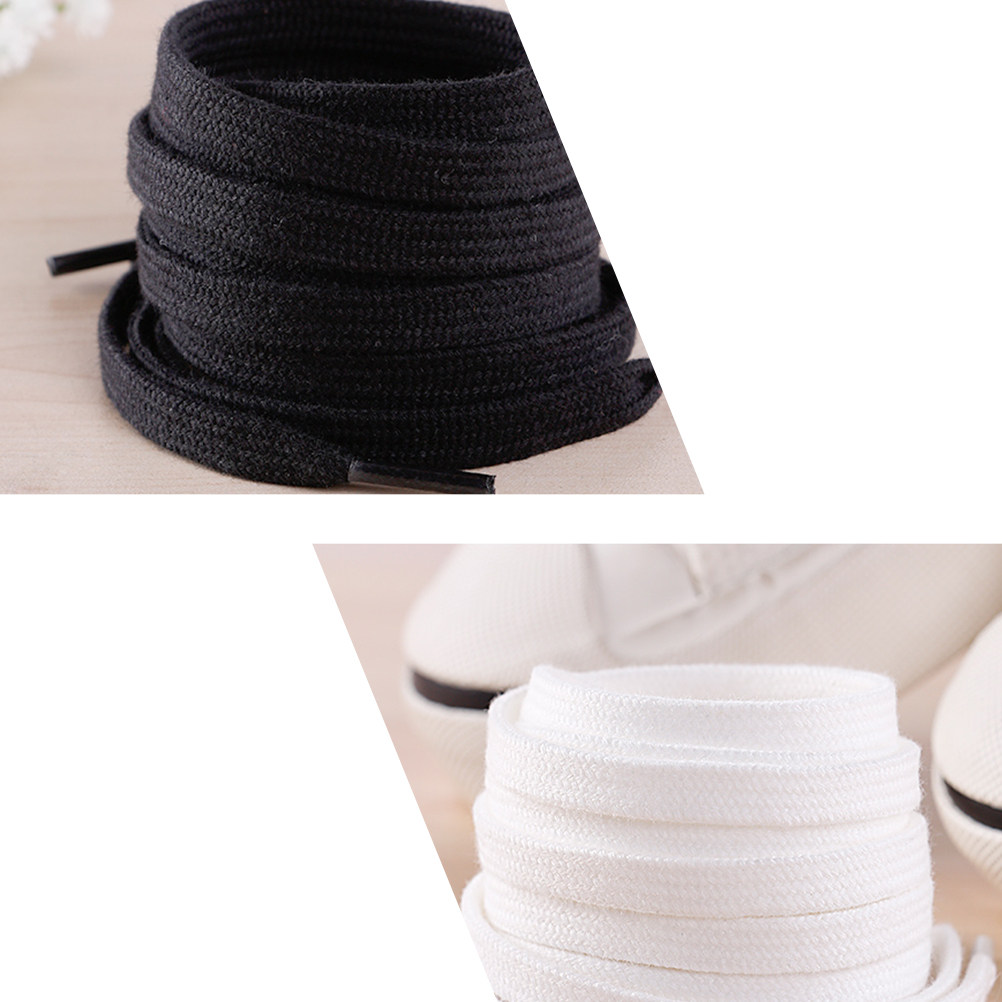 3Pairs Shoelaces Pure Cotton F - Lace Replacement Flat avaliação e preço